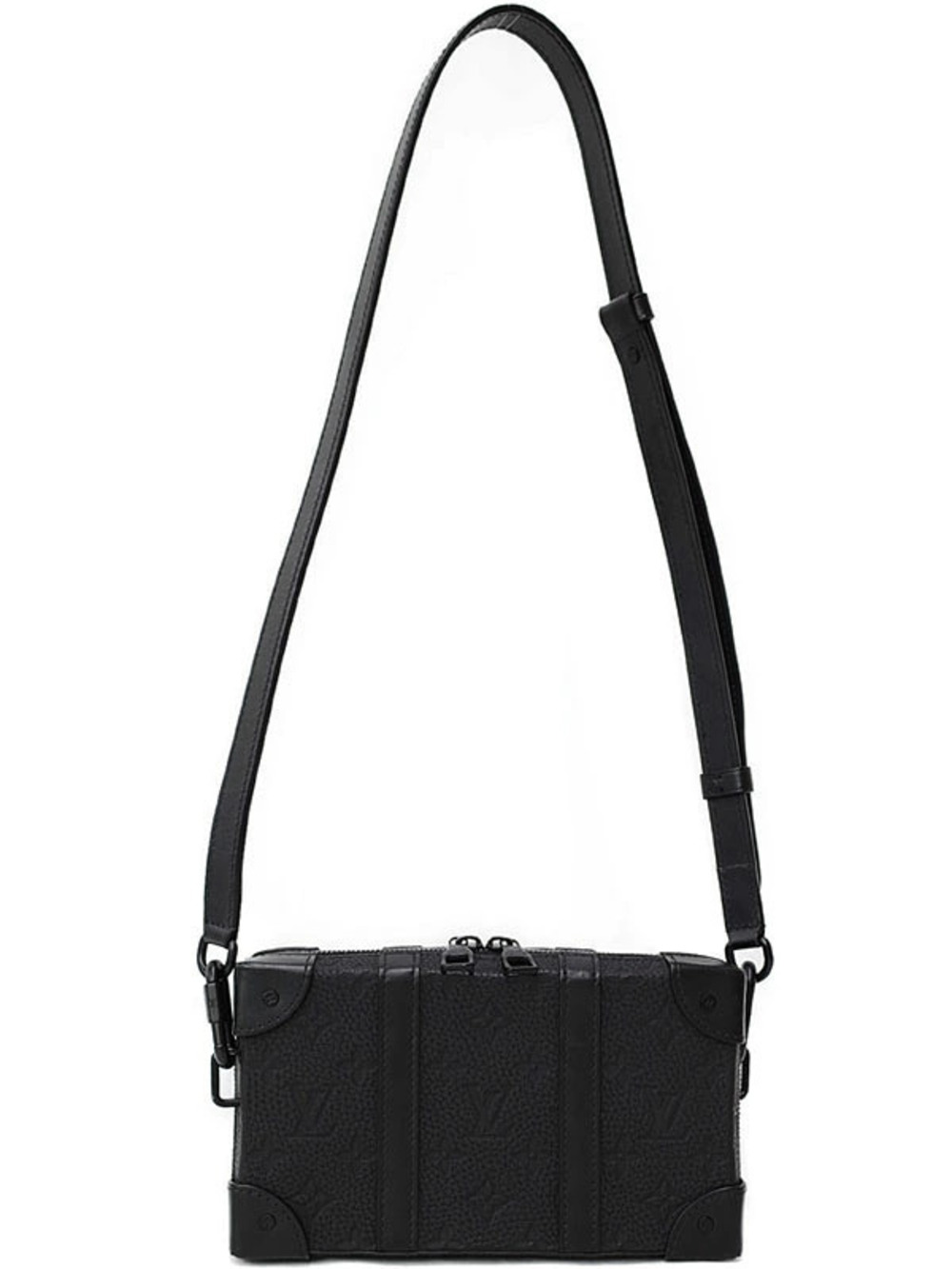 Louis Vuitton Taurillon Monogram Soft Trunk Wallet Shoulder Bag